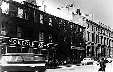 Image of the Norfolk Arms from Nicholson Street
